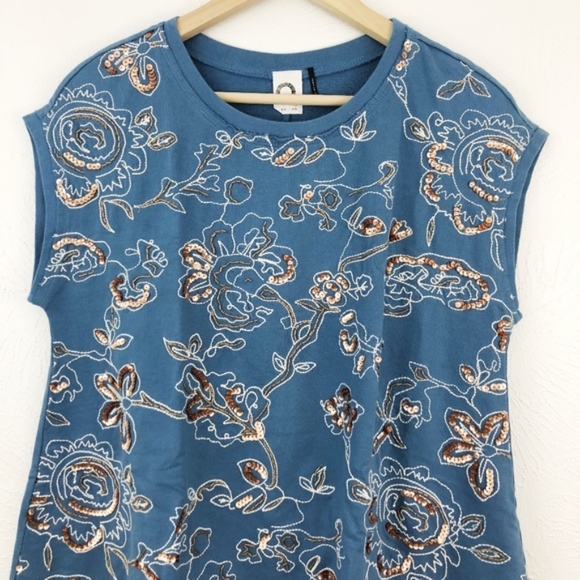 Anthropologie Tops - Anthro | Akemi + Kin Boxy Embroidered Top Anthropologie Tops - Anthro | Akemi + Kin Boxy Embroidered Top